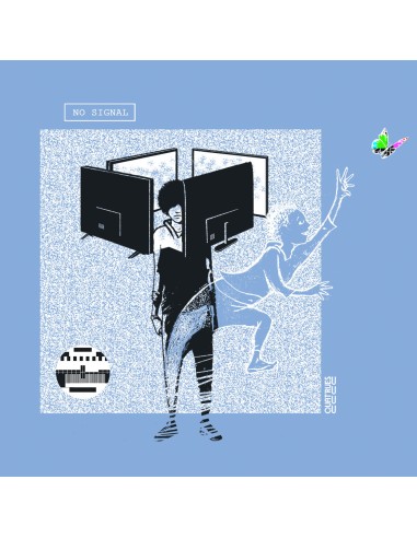 T-shirt coton bio/recyclé équitable Sevilla "No Signal"