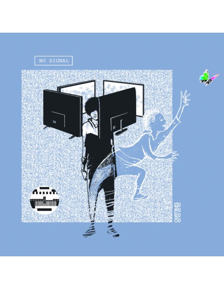 Fair-trade und Bio-/Recycling-Baumwolle T-Shirt SEVILLA "No Signal"