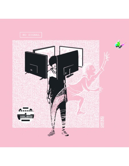 Fair-trade und Bio-/Recycling-Baumwolle T-Shirt SEVILLA "No Signal"