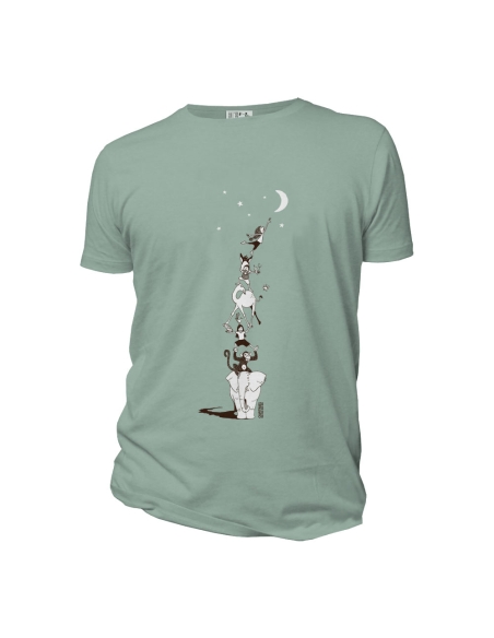 T-shirt bio équitable DOUALA (BP) "Décrocher La Lune"