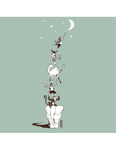 Organic und Fair T-Shirt DOUALA (BP) "Décrocher La Lune"